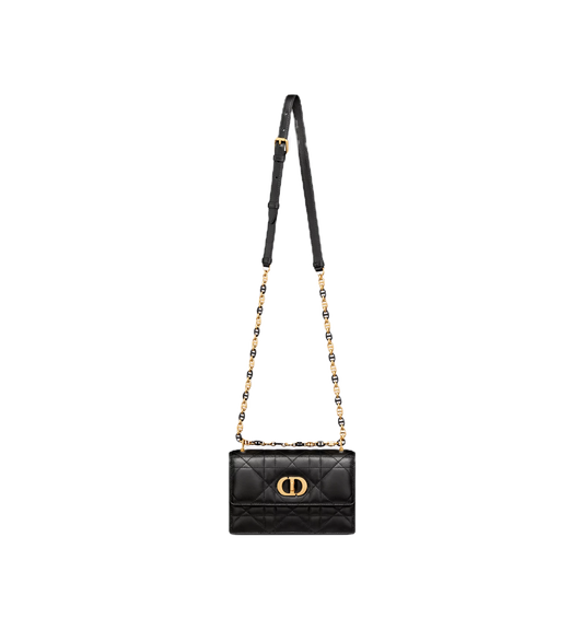 Dior Miss Caro Mini Bag Black Macrocannage Lambskin image 0