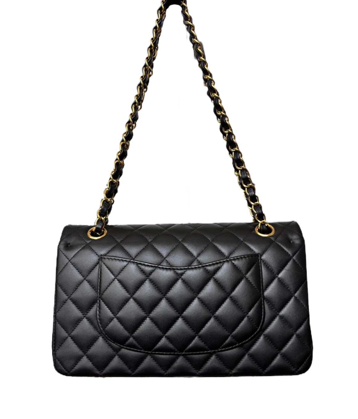 Chanel Classic Medium Double Flap Bag – Rectangular, Black Quilted Lambskin image 2