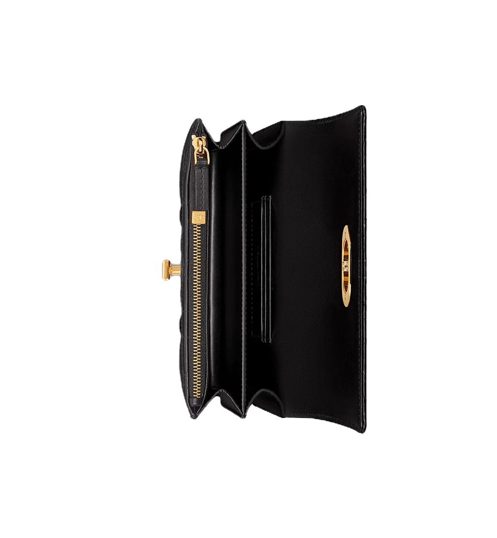 Dior Miss Caro Mini Bag Black Macrocannage Lambskin image 4