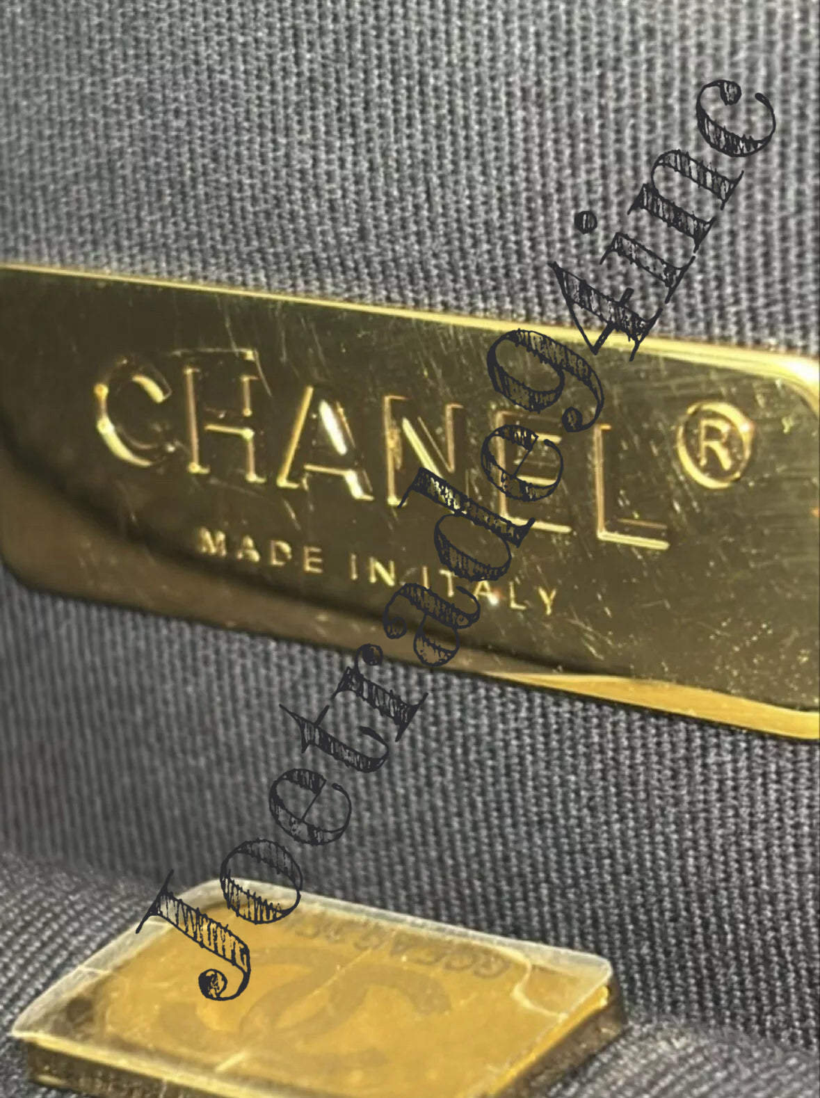 23C Denim Large Chanel 19 Flap image 12