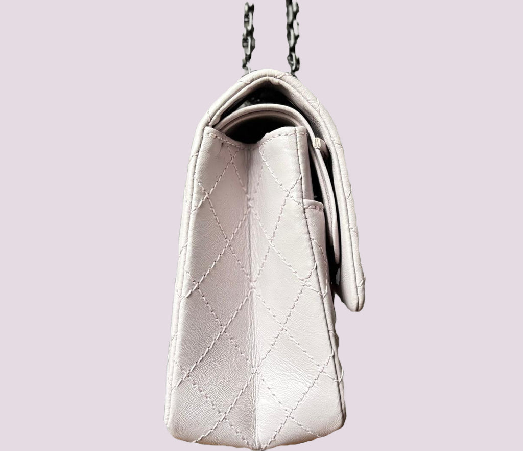 Chanel 2.55 Reissue Flap Bag Rare Lilac with Ruthenium Hardware image 2