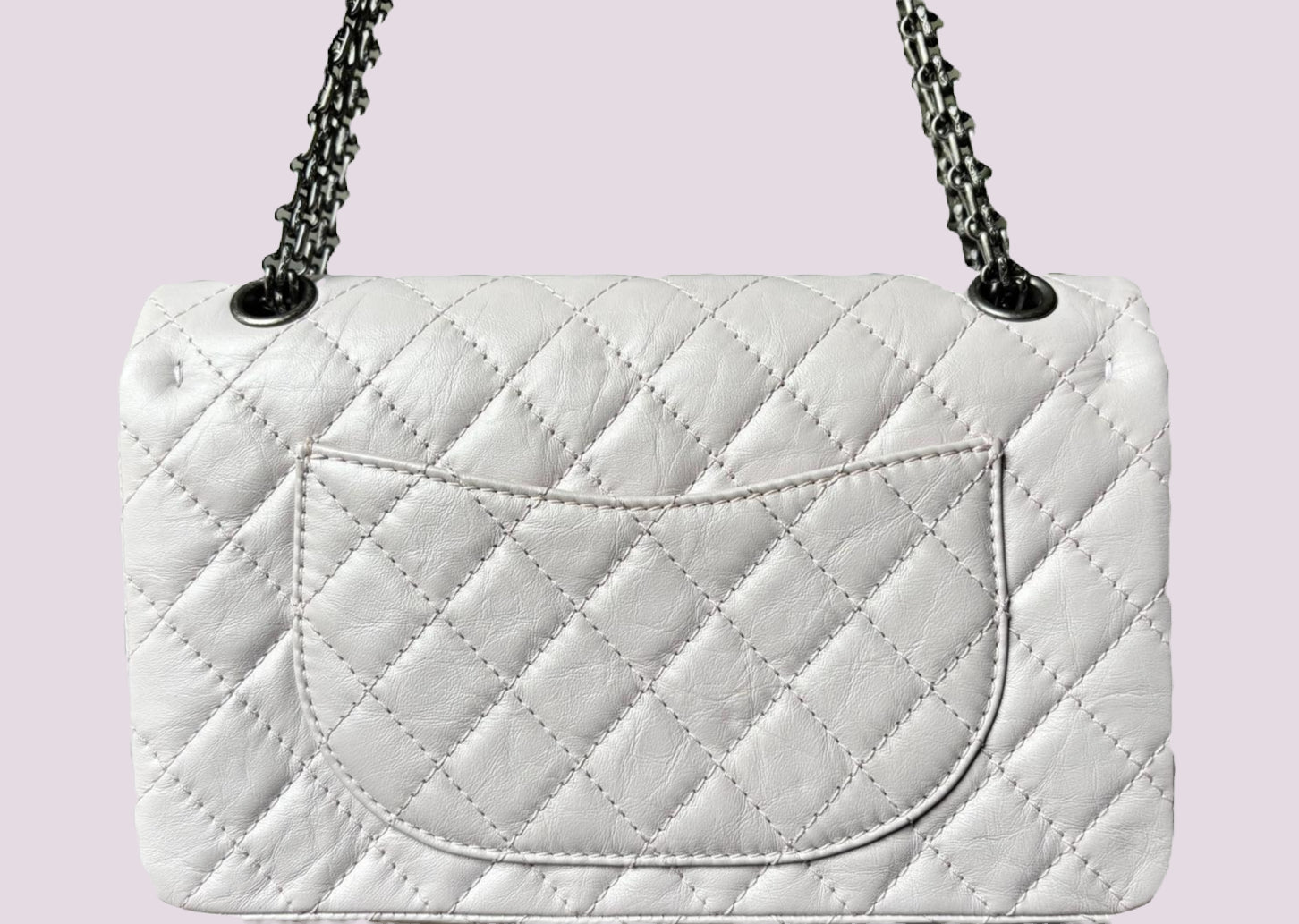 Chanel 2.55 Reissue Flap Bag Rare Lilac with Ruthenium Hardware image 1