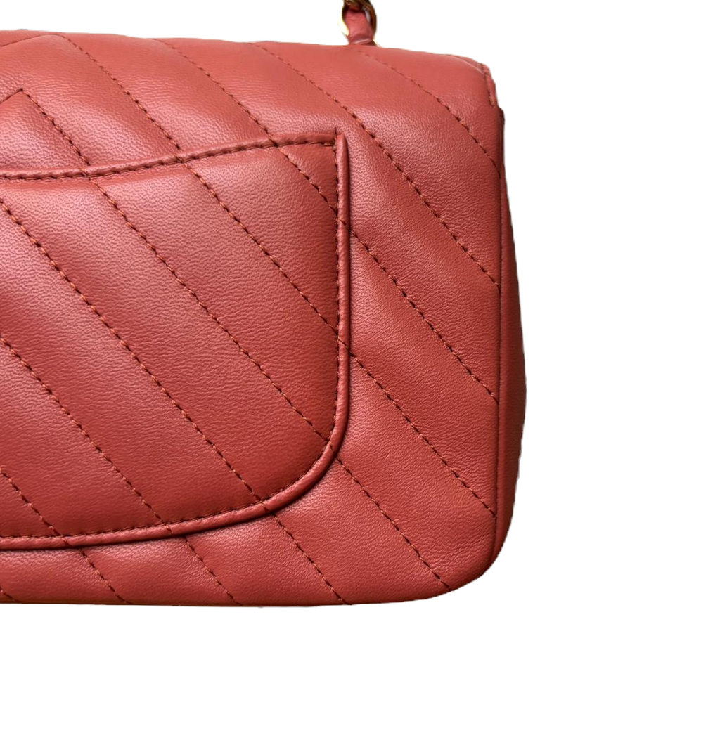 Mini classic chevron Flap bag image 5