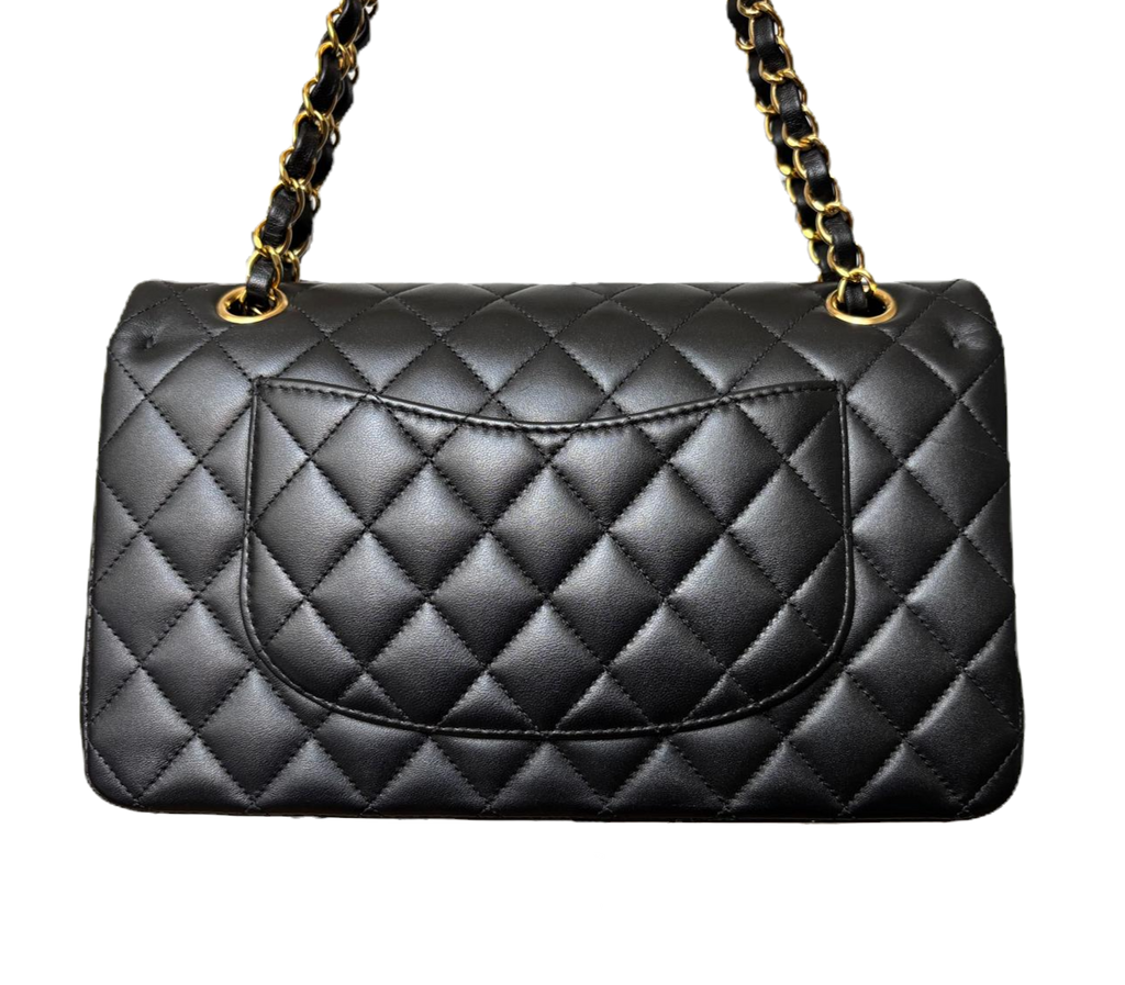 Chanel Classic Medium Double Flap Bag – Rectangular, Black Quilted Lambskin image 3