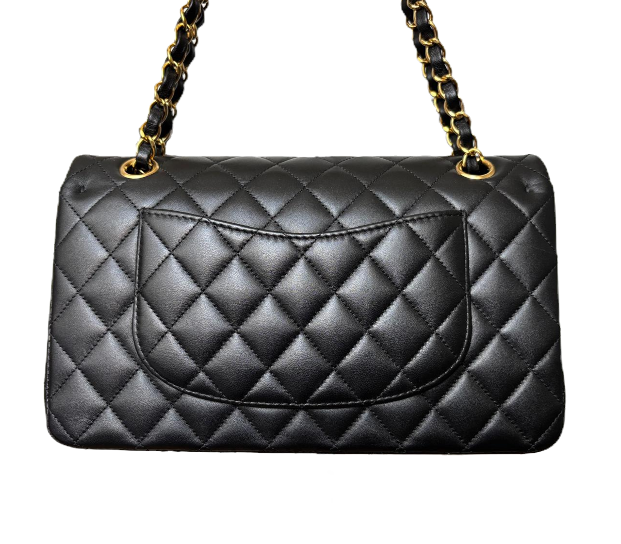 Chanel Classic Medium Double Flap Bag – Rectangular, Black Quilted Lambskin image 3
