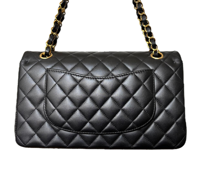 Chanel Classic Medium Double Flap Bag – Rectangular, Black Quilted Lambskin image 3