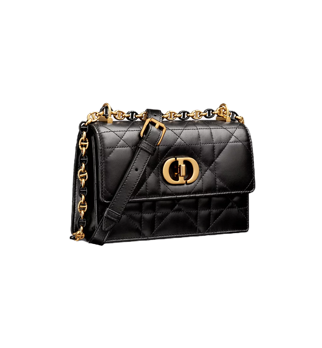 Dior Miss Caro Mini Bag Black Macrocannage Lambskin image 1