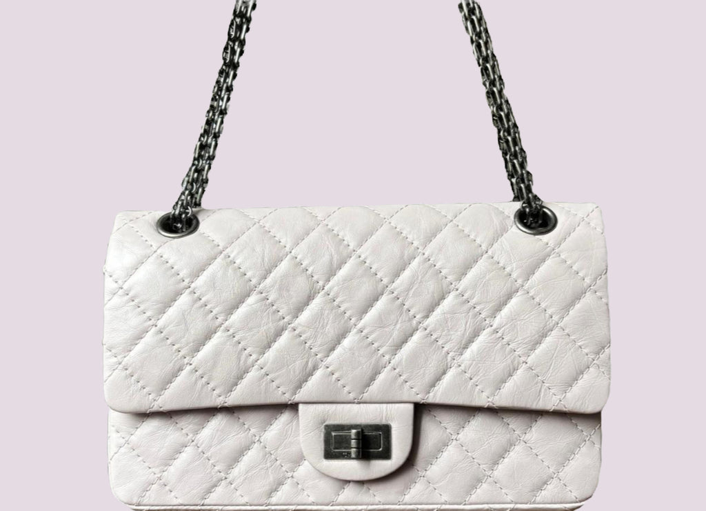 Chanel 2.55 Reissue Flap Bag Rare Lilac with Ruthenium Hardware image 0