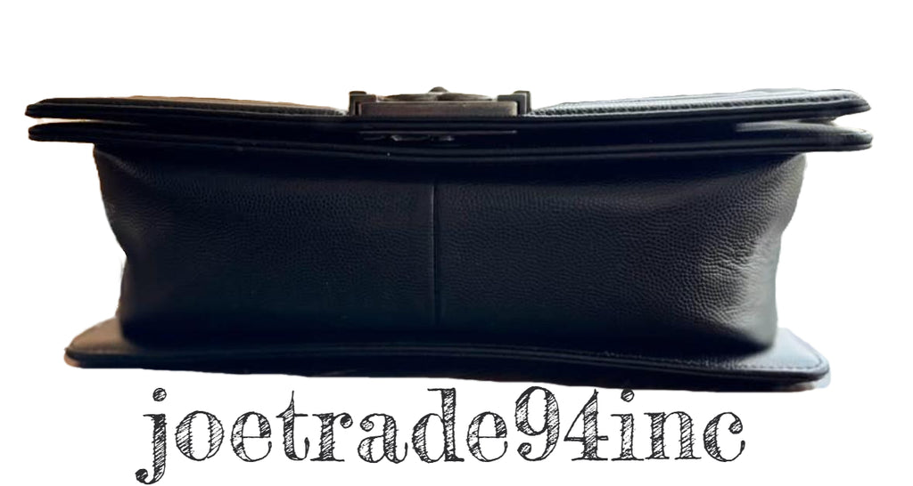 Chanel Quilted Caviar Medium BOY Flap Bag image 3