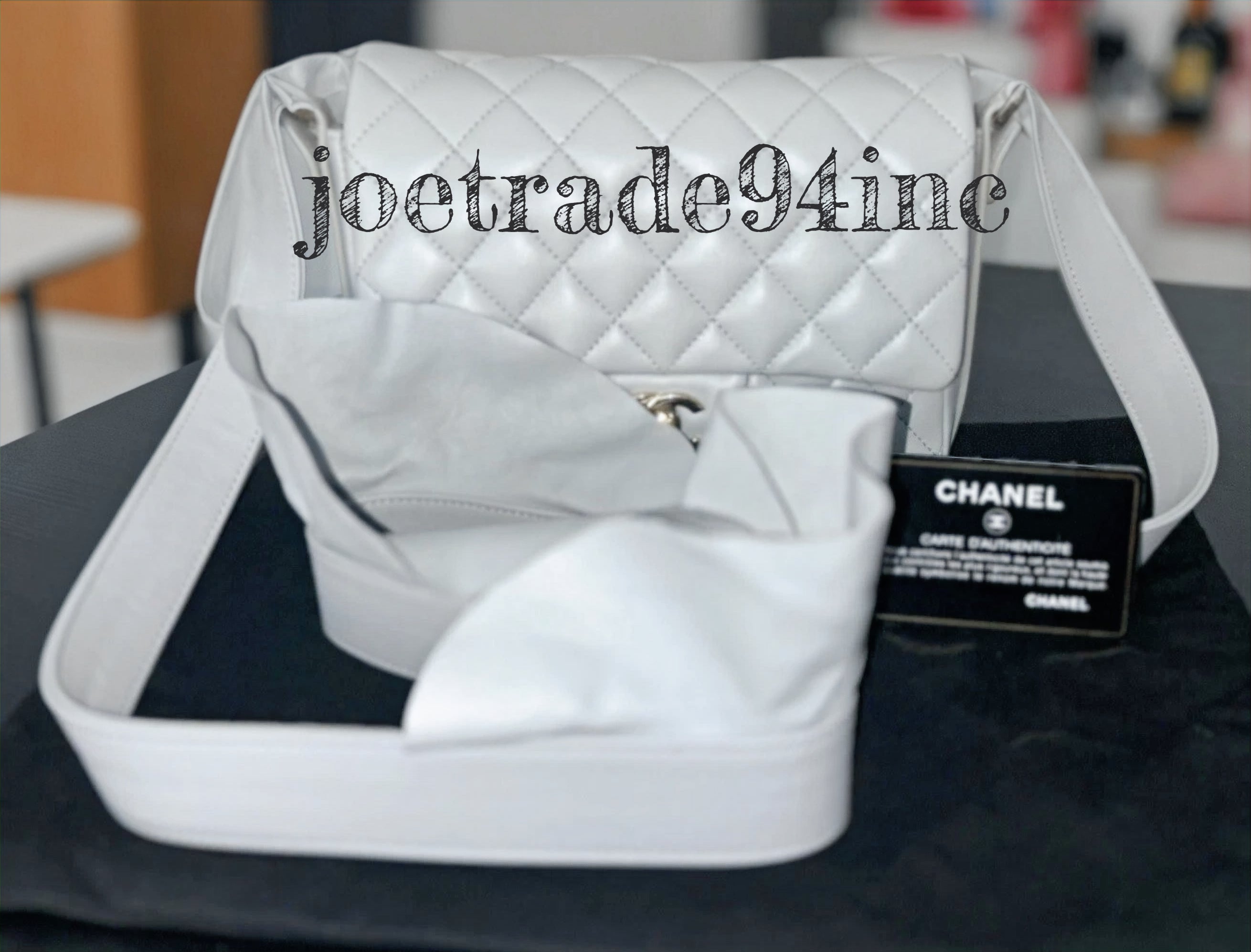 Chanel wave strap flap bag image 2