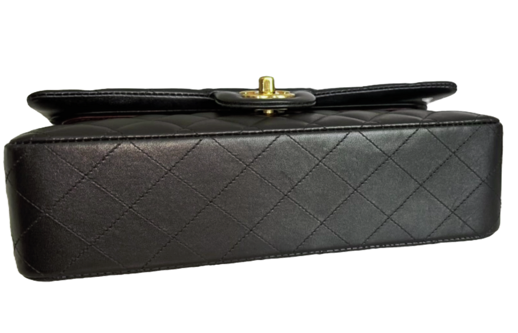 Chanel Classic Medium Double Flap Bag – Rectangular, Black Quilted Lambskin image 10